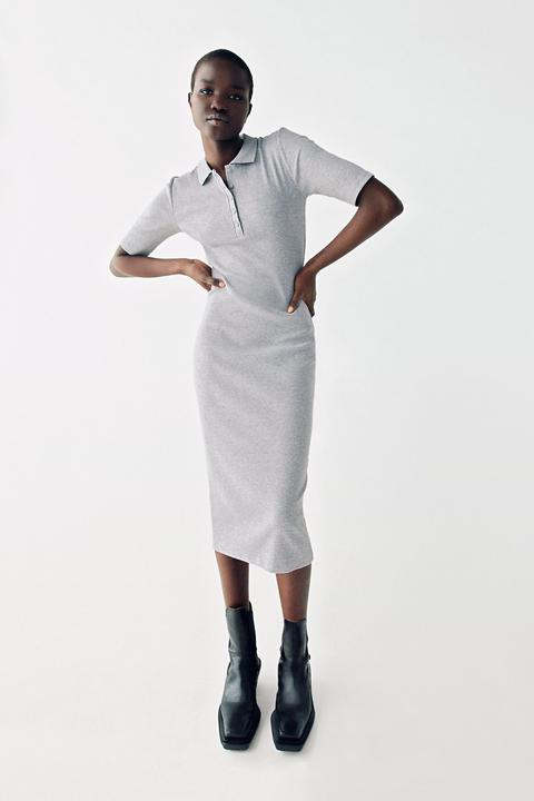 zara polo dress