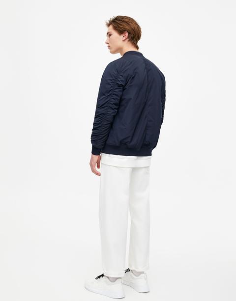 Pull and bear bomber on sale nasa