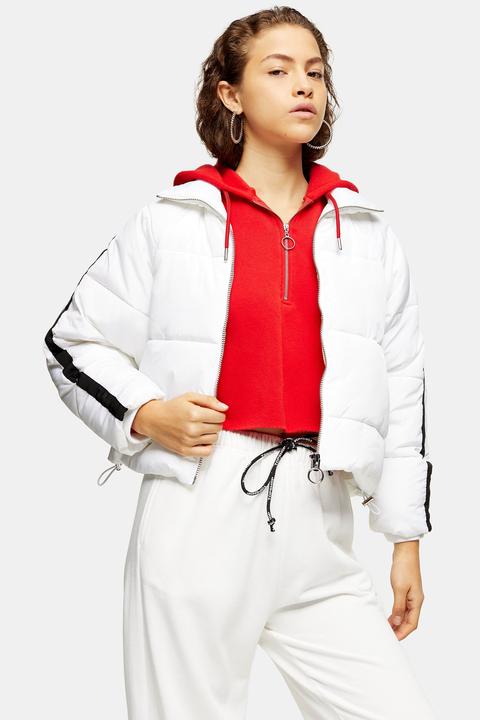 ladies petite white jacket