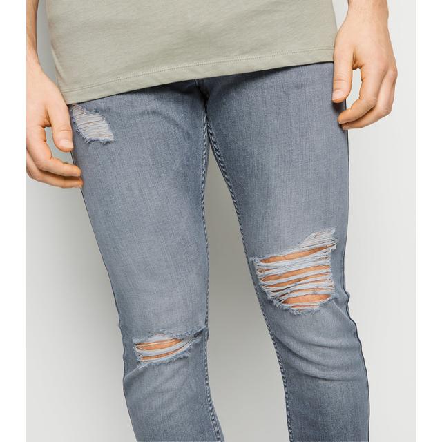 new look grey skinny jeans