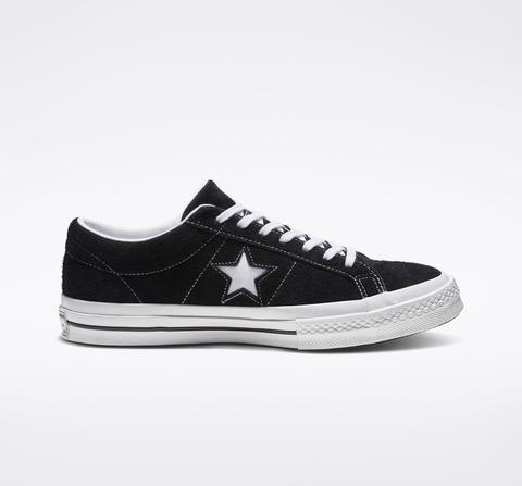 Converse One Star Premium Suede Black, White