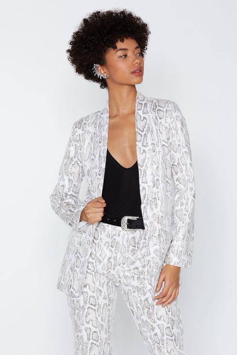 Snake A Minute Relaxed Blazer