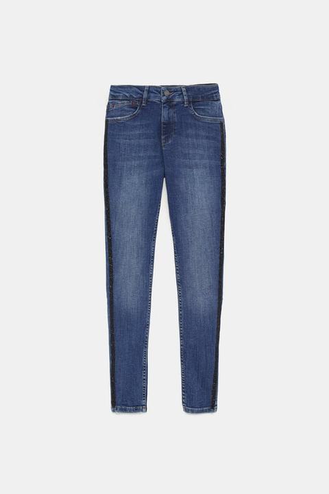 Jeans Z1975 Skinny Con Striscia Laterale