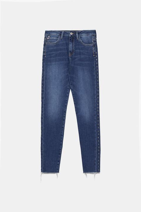 authentic denim mom fit jeans zara