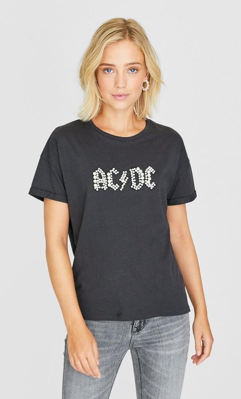 T-shirt Ac/dc Grigio Scuro