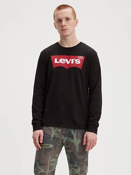 levi's long sleeve graphic tee