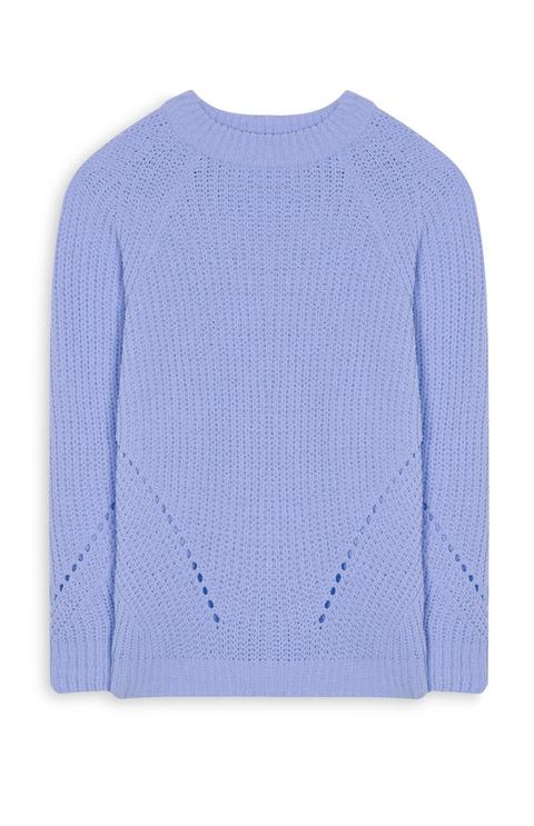 Blue Knitted Jumper