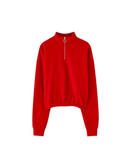 Sudadera Roja Pull&amp;bear By Rosalía