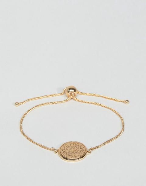 Asos Filigree Disc Chain Bracelet