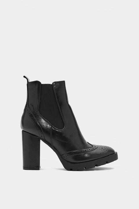 Midnight City Faux Leather Bootie