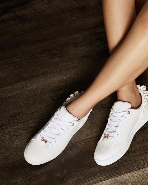 Ruffle Detail Trainers