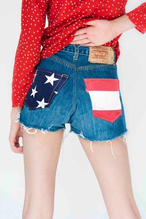 Short Levi's Vintage American Flag