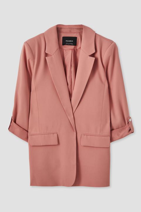 Blazer Básica Sin Botones