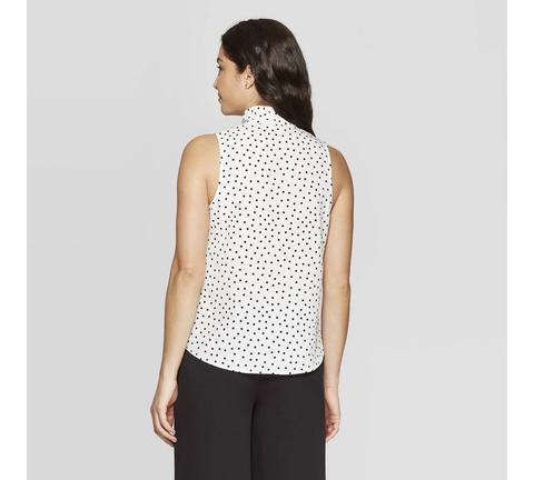 a new day polka dot top