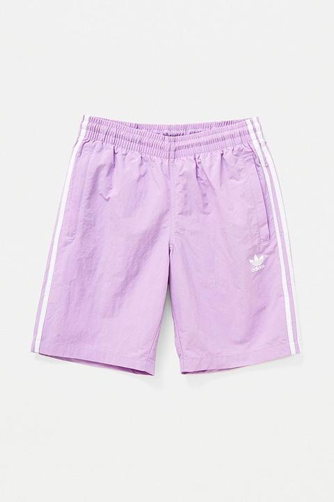 lilac adidas shorts