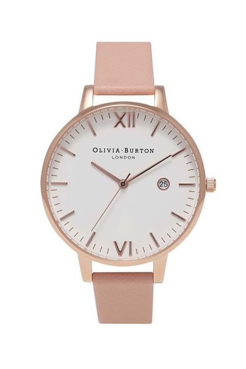 **the Timeless Dusty Pink Watch By Olivia Burton