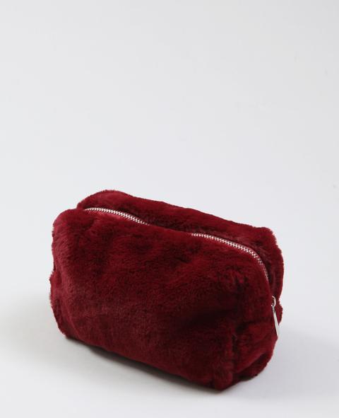 Trousse In Pelliccia Ecologica
