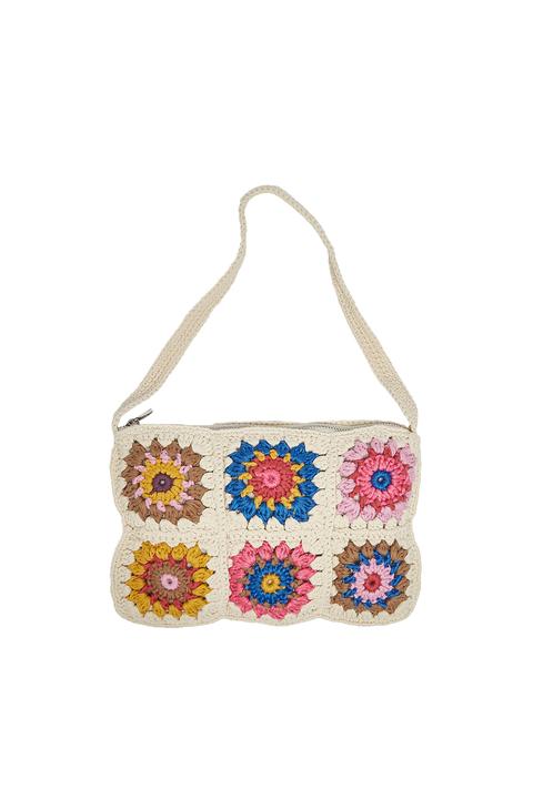 Bolso De Hombro Crochet