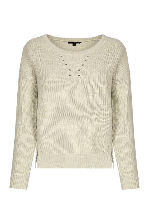 Pullover Girocollo Beige