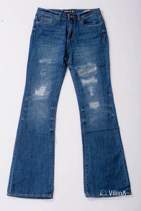 Jeans Rasgado Boot-cut