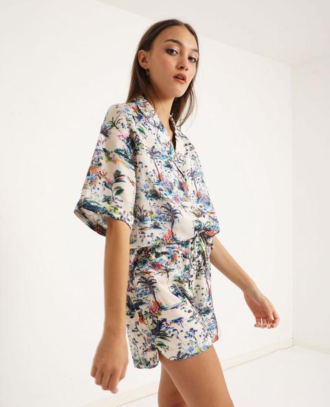 Chemise Imprimé Tropical