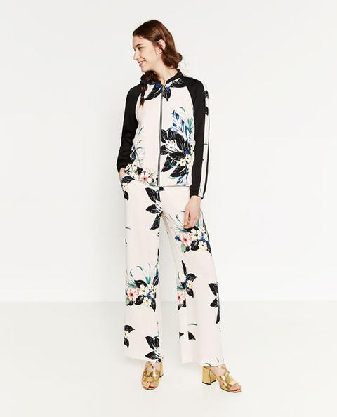 Bomber Estampada Flores