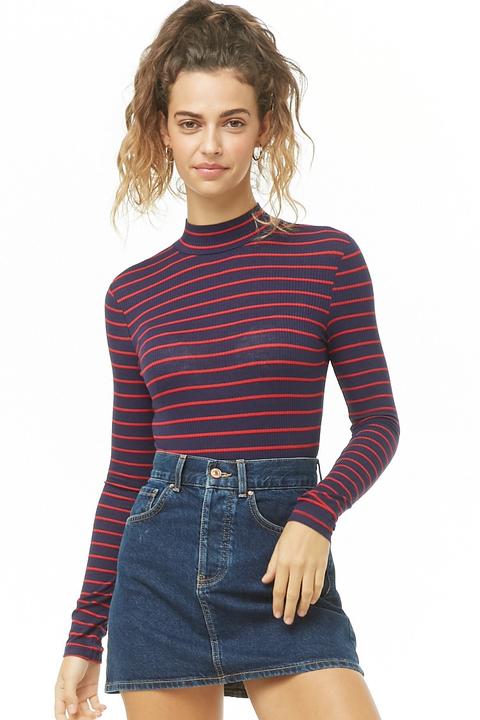 forever 21 mock neck bodysuit