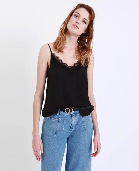 Top À Dentelle Femme