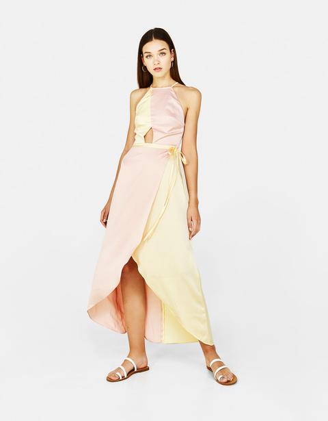 Long Satin Dress