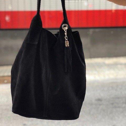 Bolso 'saco Leather' - Granate