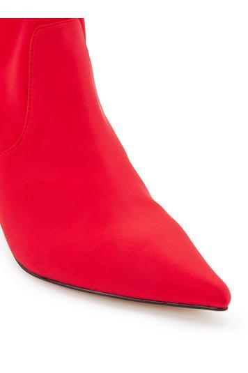 Womens Desire Red Sock Boots, Red