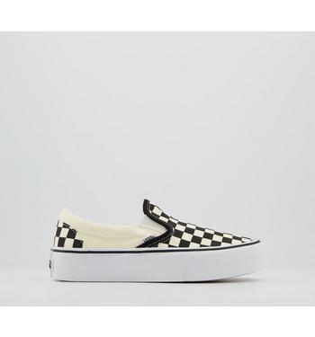 Vans Classic Slip On Platform Black White Checker