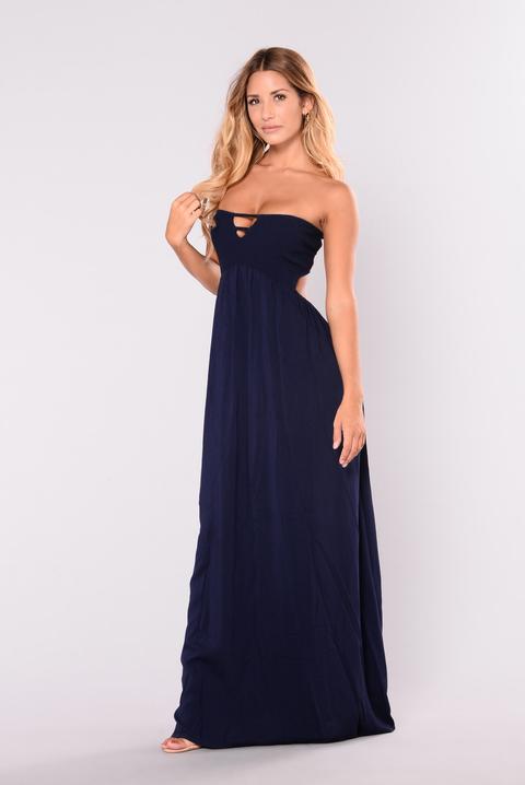 Life's A Beach Maxi Dress - Navy