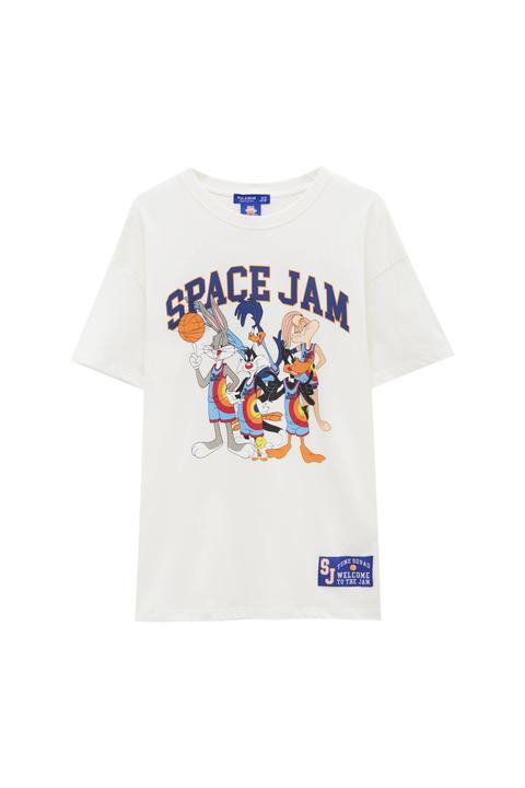 Camiseta Space Jam Blanca