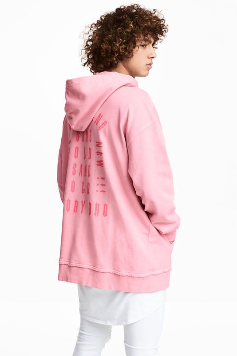 Sudadera Con Capucha Y Motivo