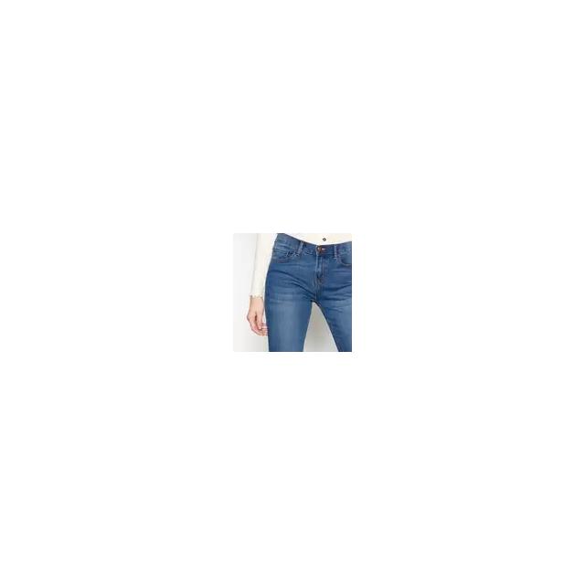 Mid Blue Mid Wash 'lulu' Skinny Jeans 