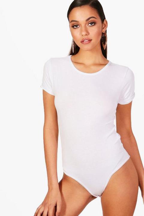 Body Estilo Camiseta Tall, Blanco