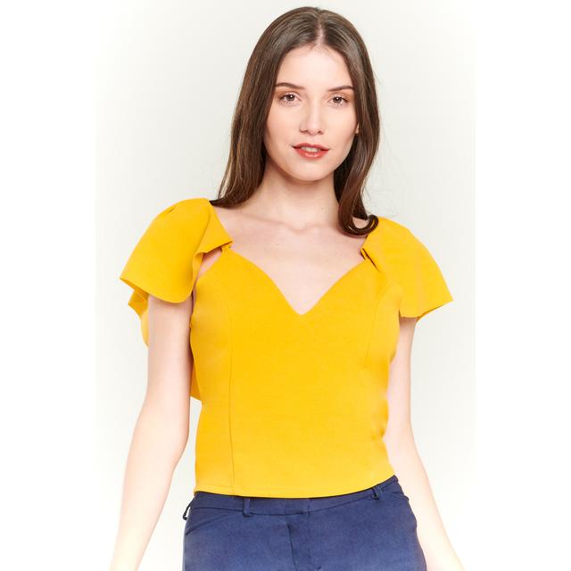 blusa escotada