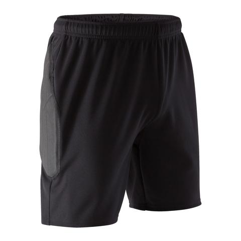 Pantalón Corto Portero Kipsta F100 Adulto Negro