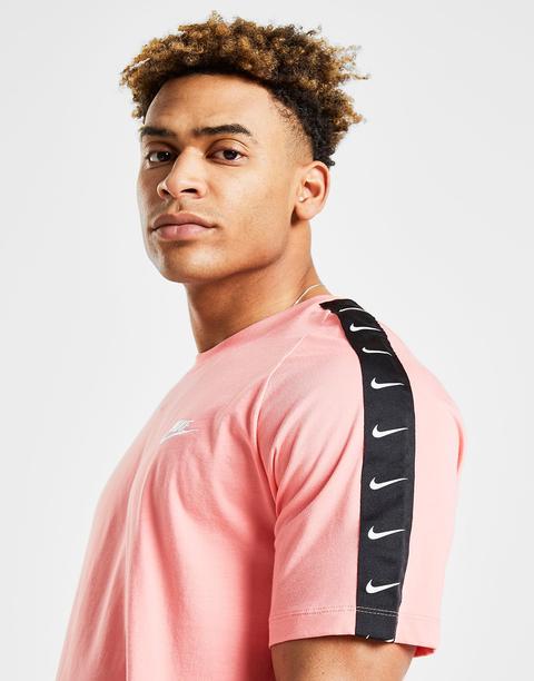 Nike Short Sleeve T-shirt Pink - Mens from Jd Sports 21 Buttons