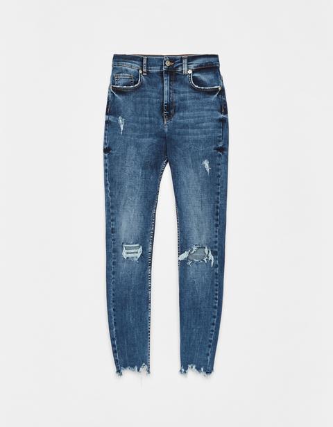 Jeans Skinny High Rise