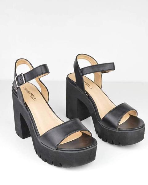 Jana - Cleated Sole Heeled Sandals