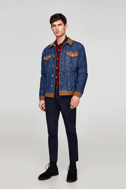 Felpa Denim Intero Tipo Lana Di Pecora