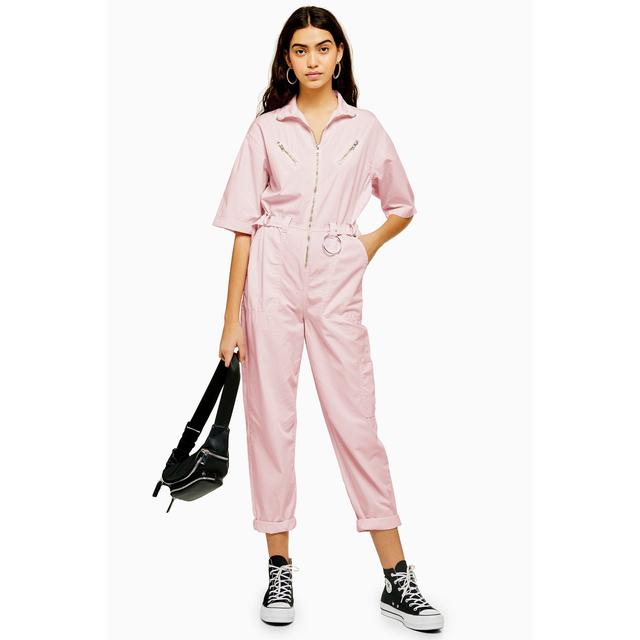 womens pink boiler suit