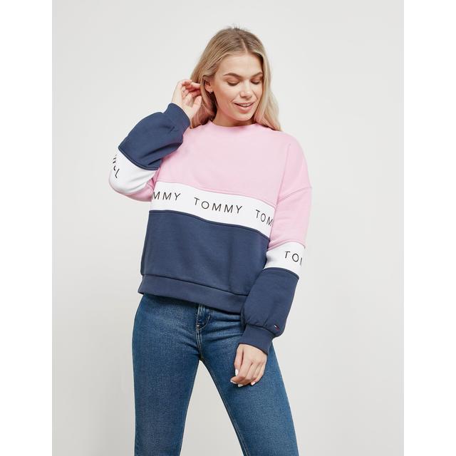 tommy jeans block sweatshirt