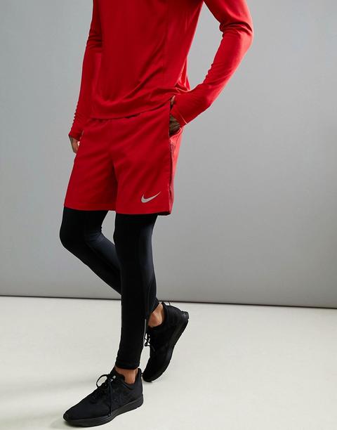 "pantalones Cortos De 7" En Rojo 856838-687 Flex Challenger De Nike Running"