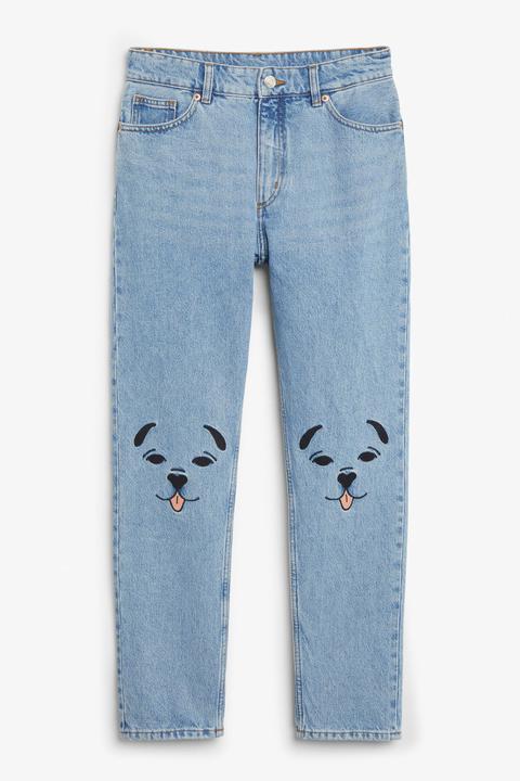 Kimomo Lap Dog Jeans - Blue