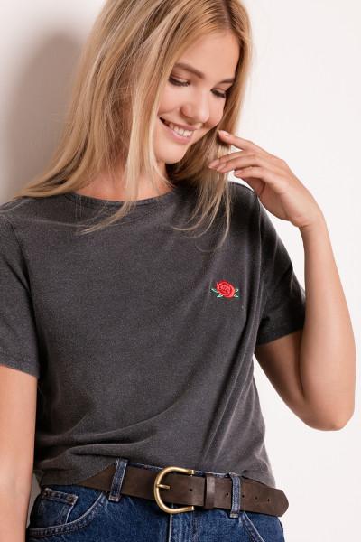 Rose Embroidery T-shirt