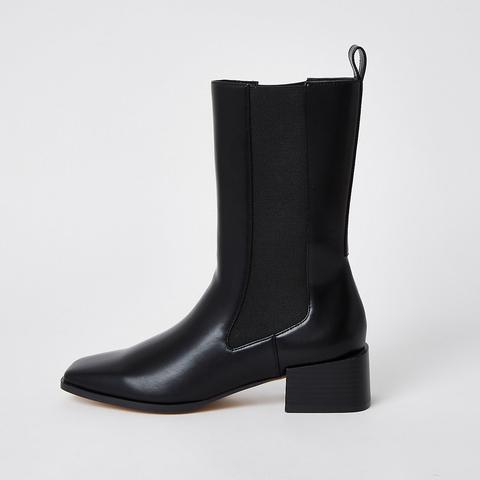 Black Gusset Boots