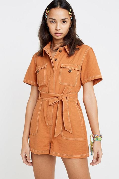 orange jumpsuit urban outfitters